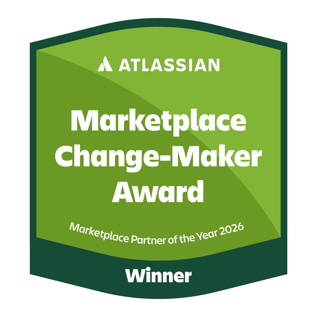 Atlassian Marketplace Change-Maker Award — Marketplace Partner of the Year 2026 Winner