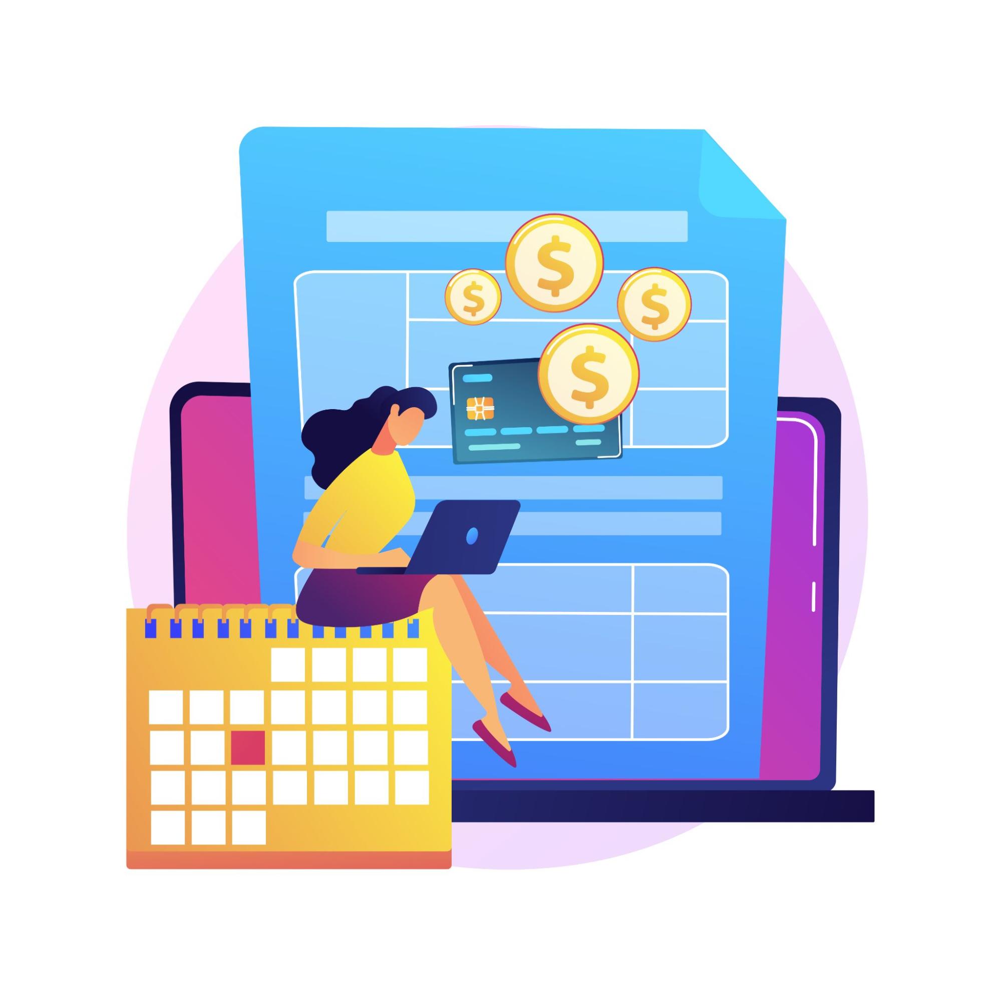 Microsoft Excel spreadsheet for managing your business