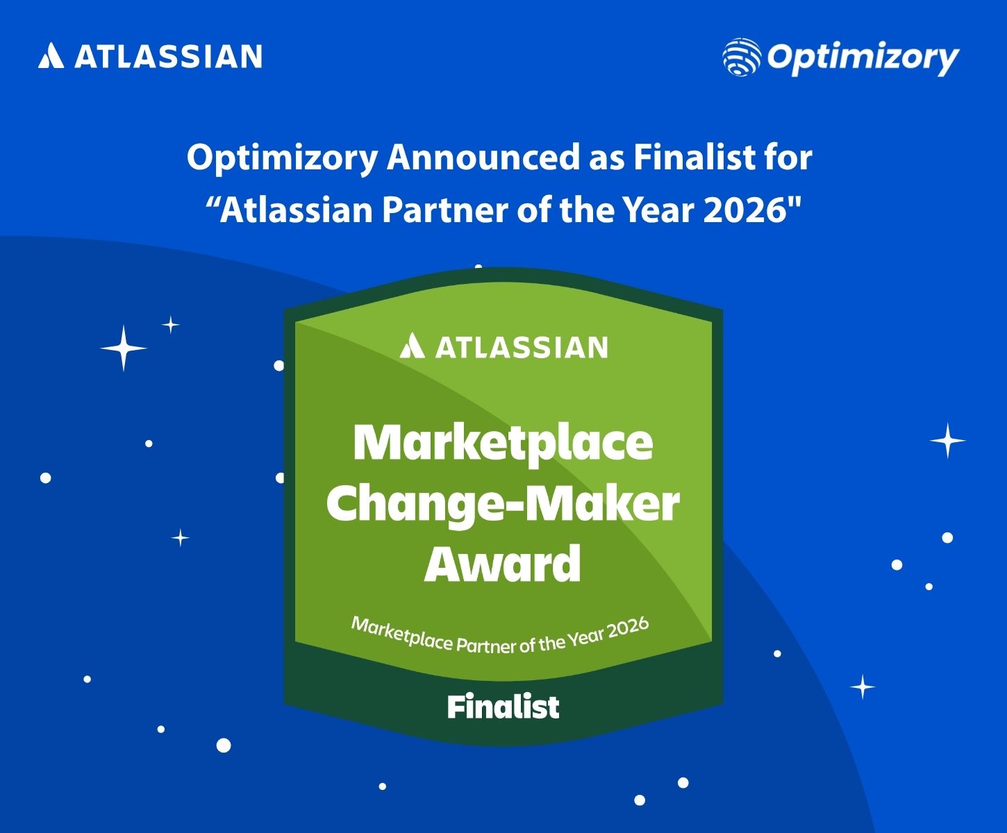 Optimizory is a 2026 Atlassian Partner of the Year finalist